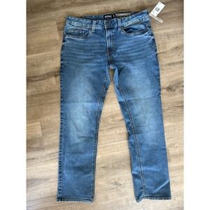 NWT Buffalo David Bitton Straight Six Men's Jeans 32x30 Blue Denim NEW